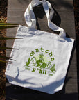 Matcha Cowgirl Canvas Tote