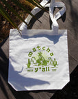 Matcha Cowgirl Canvas Tote