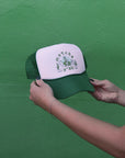 Matcha Swirl Cowgirl Trucker Hat
