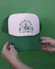 Matcha Swirl Cowgirl Trucker Hat