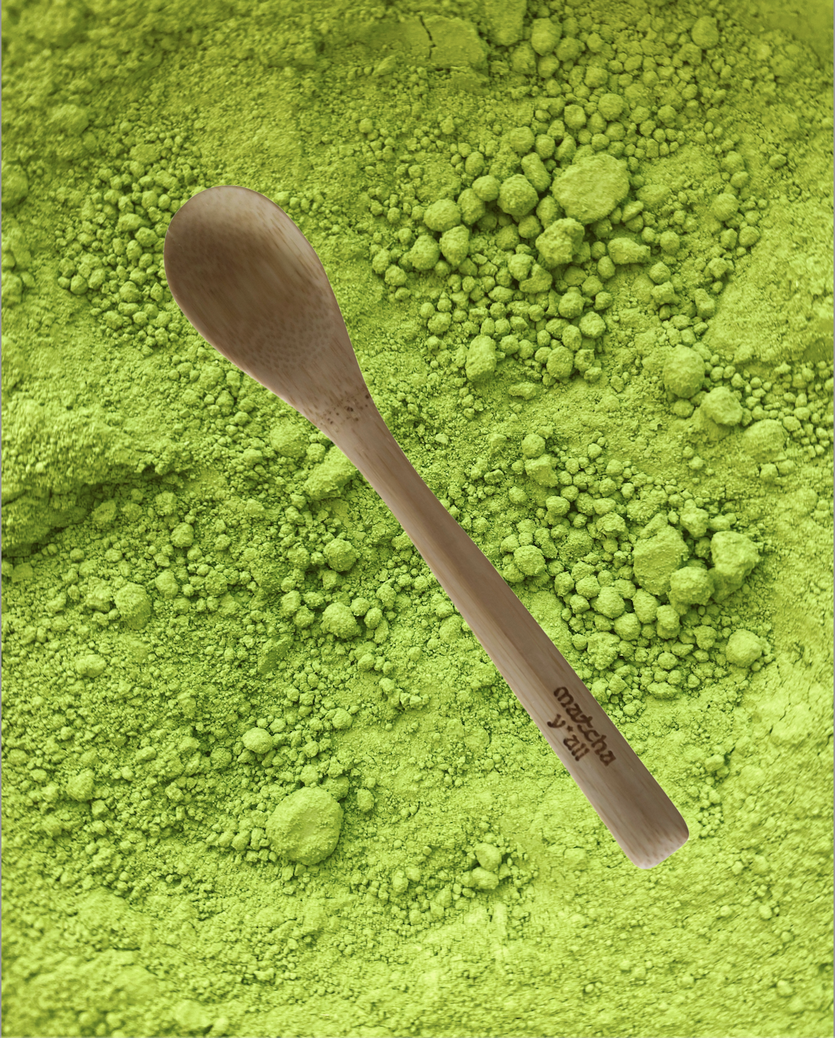 Matcha Y'all Bamboo Spoon